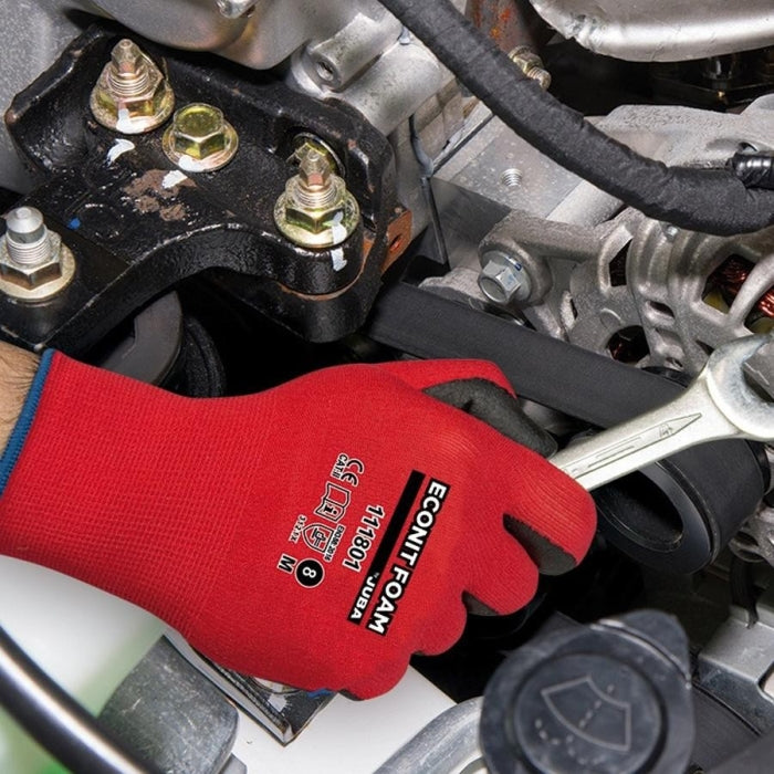 GUANTE  ECONIT H111801 ROJO T10/XL JUBA