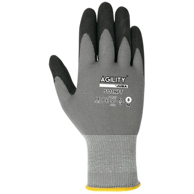 GUANTE AGILITY H5111NFT GRIS T8/M JUBA