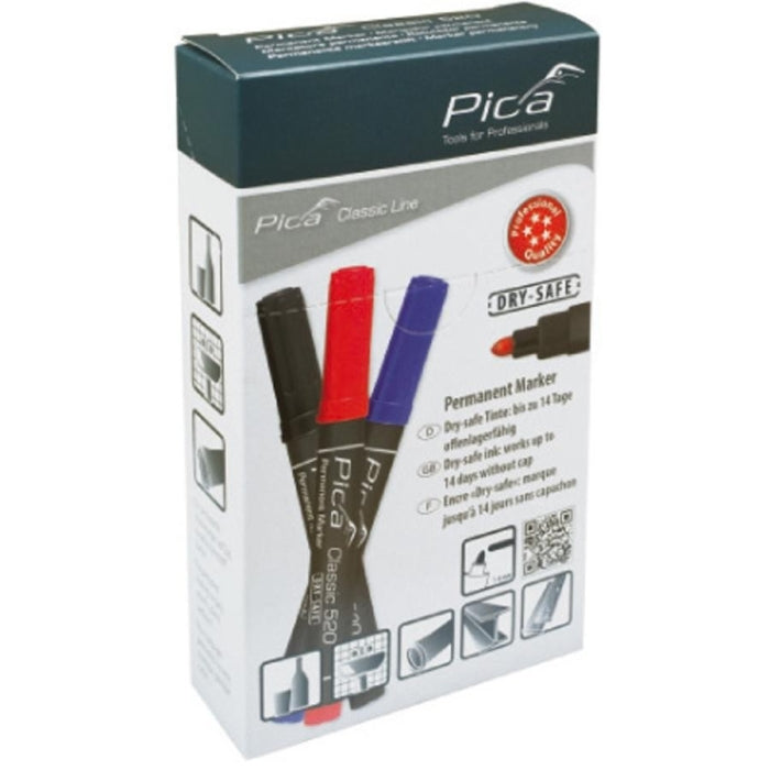 MARCADOR PERMANENTE BALA CLASIC NEGRO 520/46 PICA