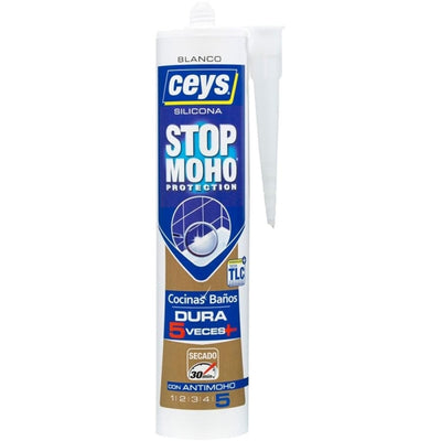 SILICONA STOP MOHO TUBO SILICONA 280ML BLANCO CEYS