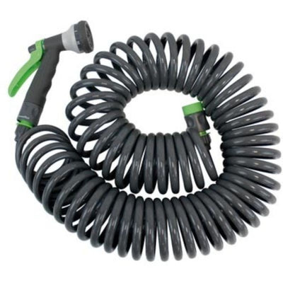 Manguera de Riego Espiral 15 mt con Accesorios