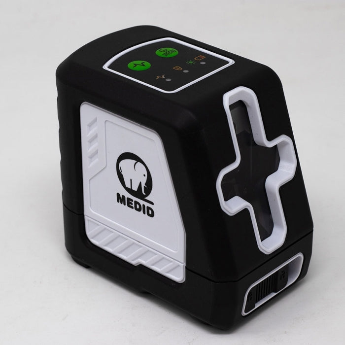 Nivel laser autonivelante linea vertical + horizontal verde 30m  y rojo 15m 5662 MEDID