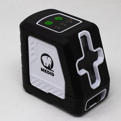 Nivel laser autonivelante linea vertical + horizontal verde 30m  y rojo 15m 5662 MEDID