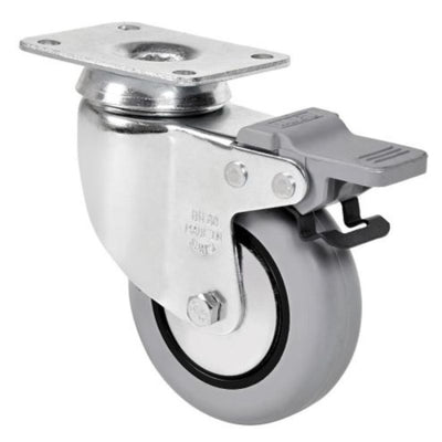 Rueda Goma Gris 100mm 70Kg ALEX 1-0303