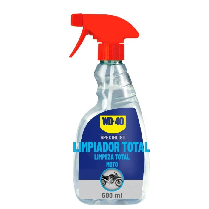 LIMPIADOR TOTAL PULVERIZADOR 500ML WD40 MOTORBIKE