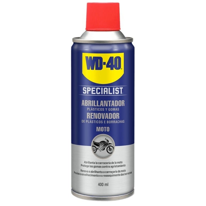 ABRILLANTADOR DE SILICONA  SPRAY 400ML WD40 MOTORBIKE