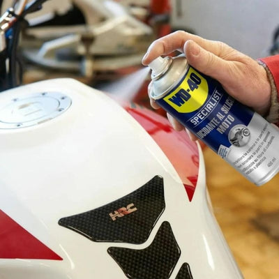 ABRILLANTADOR DE SILICONA  SPRAY 400ML WD40 MOTORBIKE