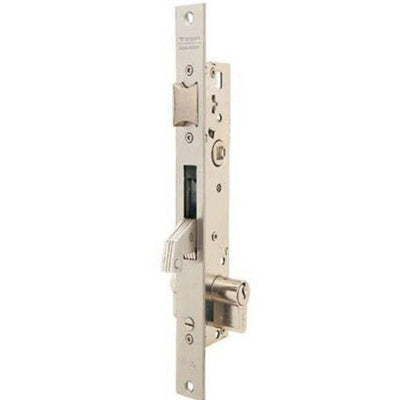 CERRADURA 2240/25/3NI TESA RESBALON+GANCHO (Sin cilindro)