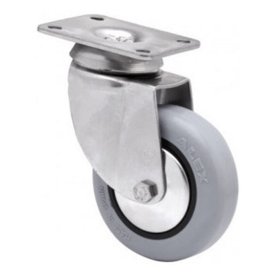 Rueda Goma Gris 60mm 60 Kg Ruedas Alex 2-4333