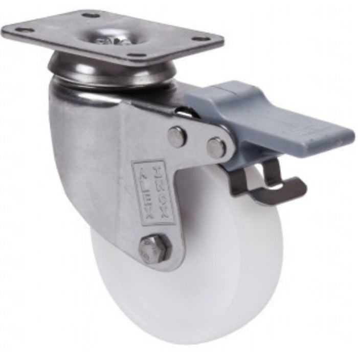 Rueda Poliamix Blanco Freno 60mm 50Kg 2-4515 ALEX
