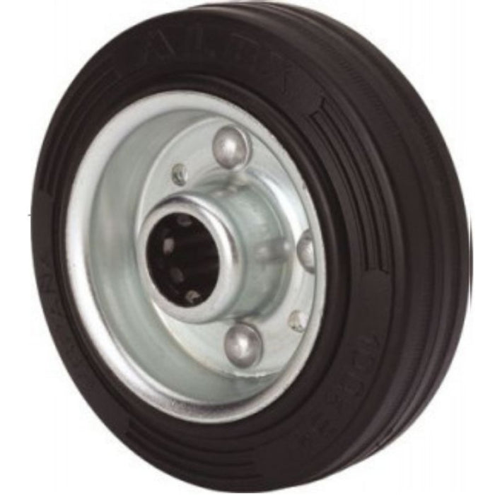 Aro Goma Negro 125mm 140Kg 4-0743 RUEDAS ALEX