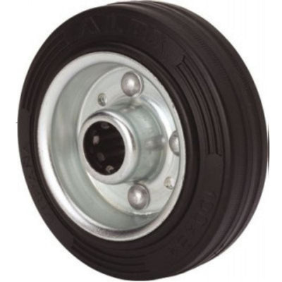 Aro Goma Negro 125mm 140Kg 4-0743 RUEDAS ALEX