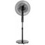 Ventilador de Pie Negro Con Mando 40w 9712083 SONEDAS