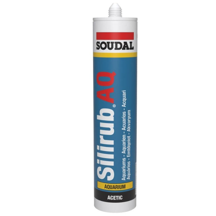 Silicona Silirub AQ Acuarios Negro 310ml Soudal