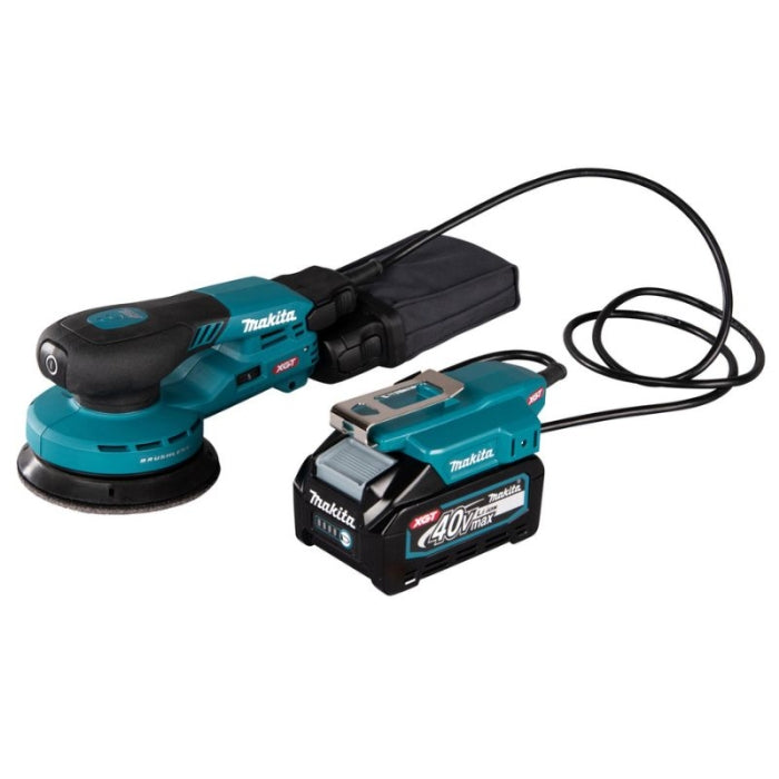 Makita BO003CGZ Lijadora Rotorbital BL 40Vmax XGT 125mm Velcro rbita 3mm
