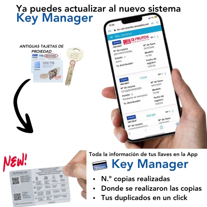 Actualización Tarjeta Propiedad Key Manager Controla tus Llaves