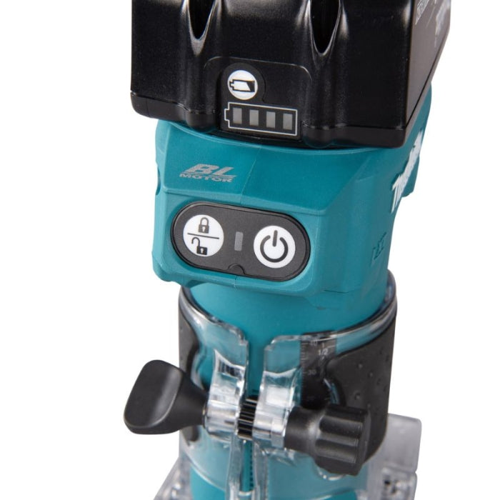 Fresadora multifuncin BL 18V LXT 8mm 3Ah 1 bat. Makita DRT52SF