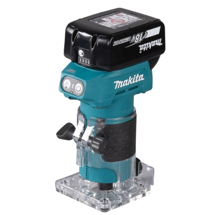 Fresadora multifuncin BL 18V LXT 8mm 3Ah 1 bat. Makita DRT52SF