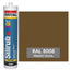 Silicona de Color Marrón Prado Oliva RAL 8008 Neutra SOUDAL