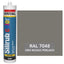 Silicona de Color Gris Musgo Perlado RAL 7048 Neutra SOUDAL
