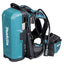 Makita 191A64-2 Batera de mochila para 4 bateras Adp 18Vx2