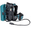 Makita 191A64-2 Batera de mochila para 4 bateras Adp 18Vx2