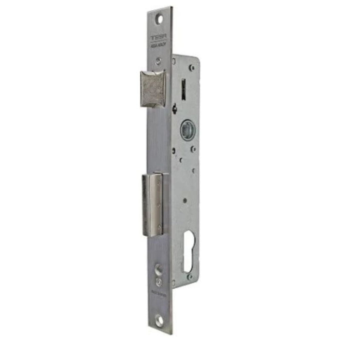 Cerradura puerta metálica 2210 Entrada 20mm Inox Resbalon+Paleton (Sin Cilindro) TESA 421028SSI