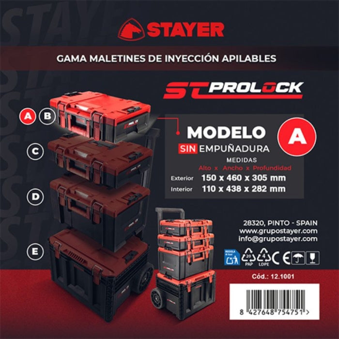 Maletin Aplilable St Prolock (Incluye Tipos A+C+D+E) STAYER
