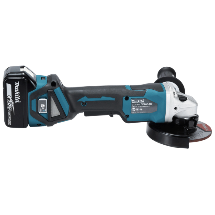 Amoladora 125MM BL 18V DIAL DGA518ZU MAKITA