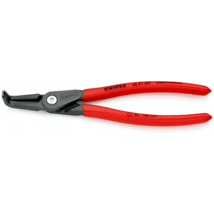 Alicate Interior Curvo Arandela 48 21 J31 40-100MM KNIPEX