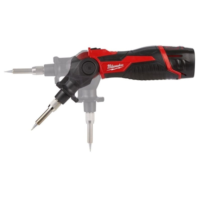 Soldador De Estaño Subcompacto M12 Bateria + Cargador + Kitbox M12SI-201C 4933459761 MILWAUKEE