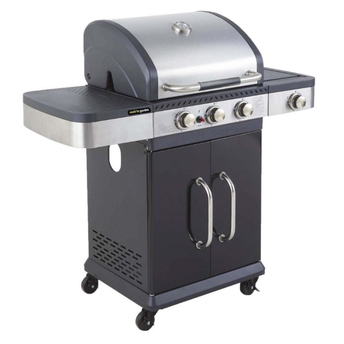 Barbacoa Gas FIDGI 3 Quemadores COOK'IN GARDEN AM063SBI