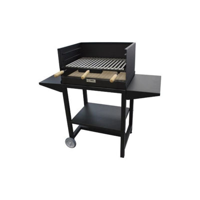 Barbacoa Carbon-Leña Rectangular Con Refrectario H101 X 125 X 58 CM IMEX EL ZORRO