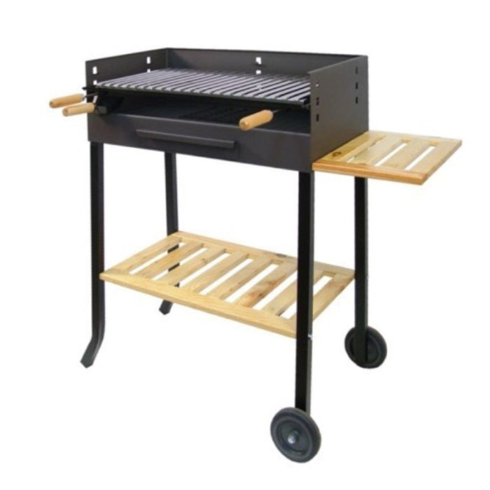 Barbacoa Carbon Imex El Zorro Parrilla Inox Con Ruedas Hierro 88 X 68 X 40CM