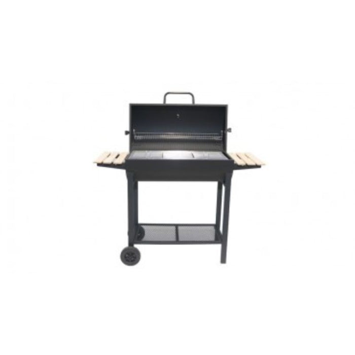 Barbacoa Carbon Barril Dos Mesas Auxiliares 120X53X102CM NATUUR