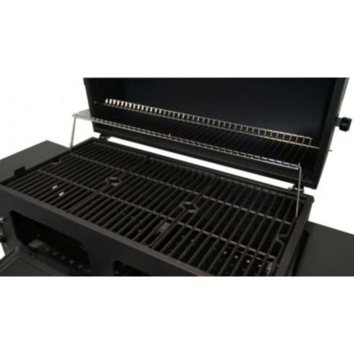 Barbacoa Carbon Dos Mesas Auxiliares 162,5 X 64 X 108,5 CM KY4524A NATUUR