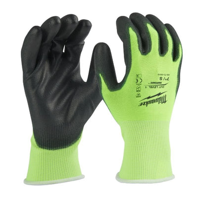 Guantes Anticorte De Poliuretano De Alta Visibilidad Nivel A T-L/9 MILWAUKEE