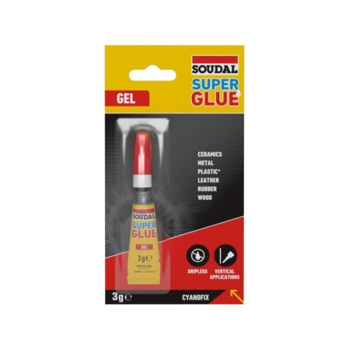 Super Glue Gel Tubo 3GR SOUDAL