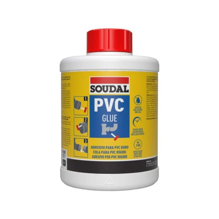 Colas Para PVC Con Pincel 1LT SOUDAL