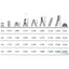 Escalera Multiposicion Telescopica 6X4 Peldaños Aluminio FERROTECH