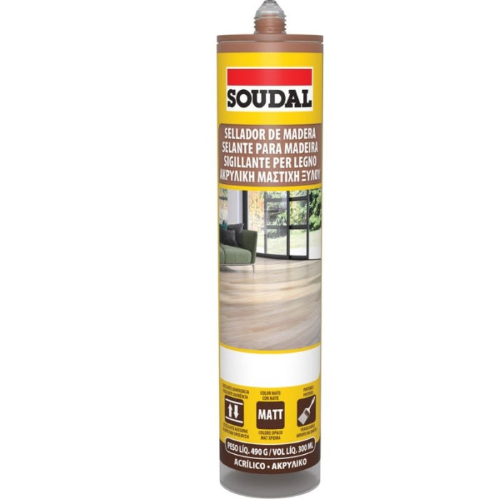 Sellador Madera SAPELLY Cartucho 300ML SOUDAL