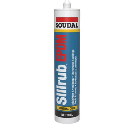 Silicona Silirub PC Policarbonato Translucido Cartucho 300ML SOUDAL