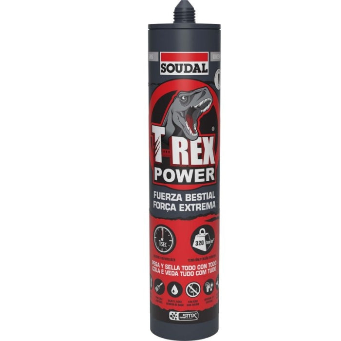 Adhesivo Sellador T-REX Gris 290ML SOUDAL