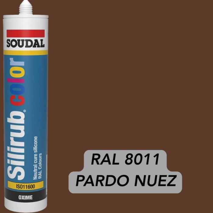 Silicona SILIRUB Color RAL 8011 300ML ***ESPECIAL***