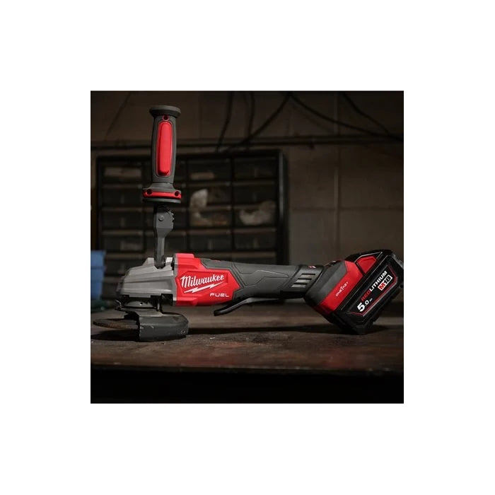 Amoladora Angular de Seguridad M18 FUEL ONE-KEY 125MM CON RAPIDSTOP M18FSAGSVO125X-502X- 4933493553 MILWAUKEE