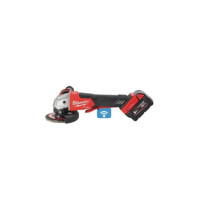 Amoladora Angular M18 FUEL ONE-KEY 125MM Con Rapodstop M18ONEFSAG125XPDB-502X 4933478435 MILWAUKEE