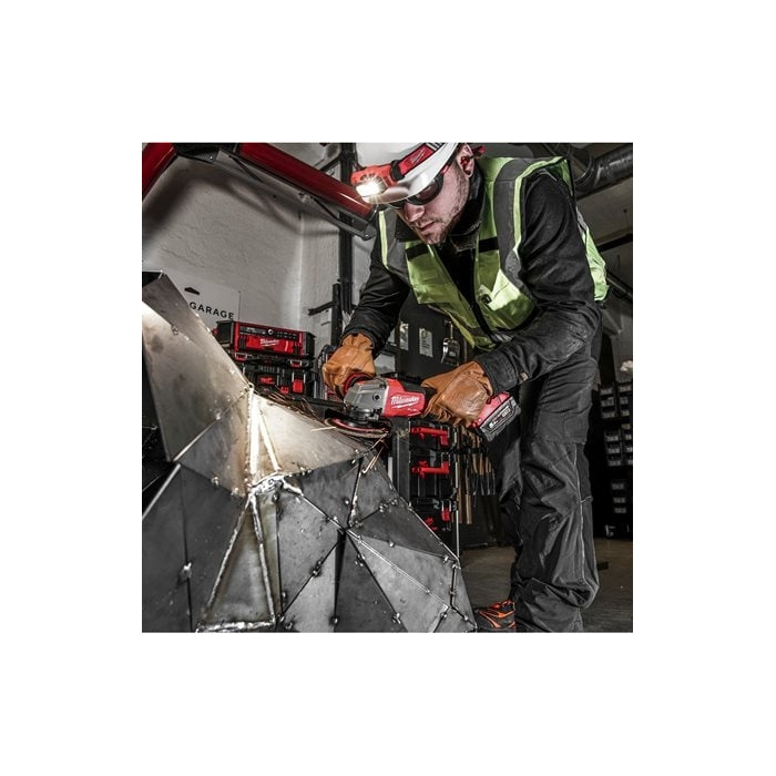 Amoladora Angular M18 FUEL ONE-KEY 125MM Con Rapodstop M18ONEFSAG125XPDB-502X 4933478435 MILWAUKEE