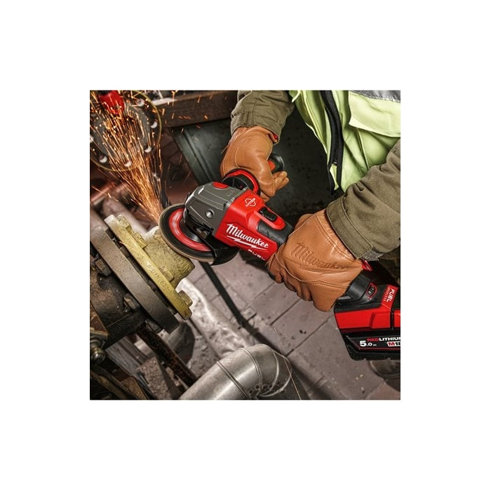Amoladora Angular Con Velocidad Variable M18 FUEL 125MM Con Rapidstop M18FSAGV125XB-0X 4933478436 MILWAUKEE