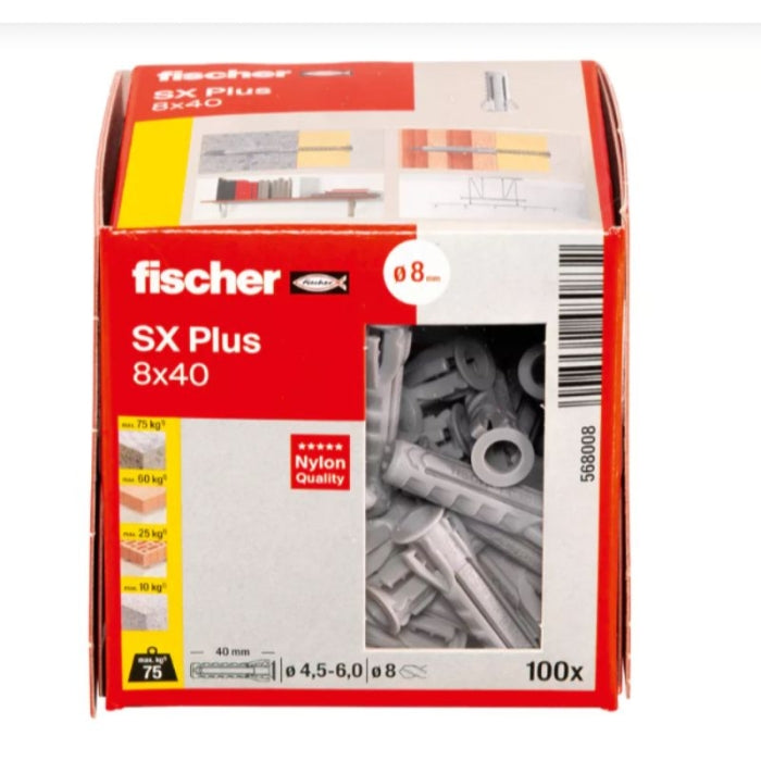 Taco SX Plus 8x40 (100 UDS) 568008 FISCHER