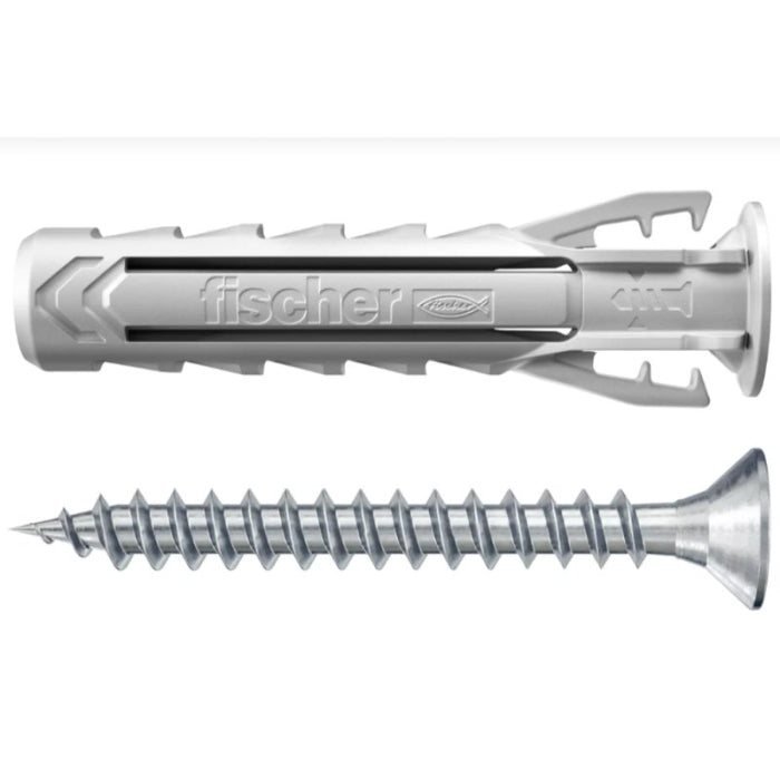 Tacos SX Plus 6x30 + TORNILLO 4.5X40 (50 CAJA) 568206 FISCHER